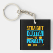 Porte-clés Hockey boîte de pénalité (Devant)