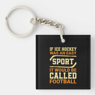 Porte-clés Hockey contre football