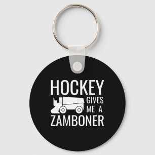 Porte-clés Hockey drôle me donne un zamboner fan de hockey dr