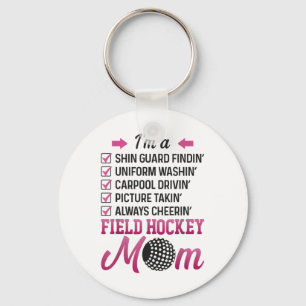 Porte-clés Hockey sur gazon Je suis un hockey sur gazon qui t
