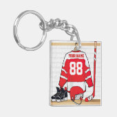 Porte-clés Hockey sur glace du Jersey (Devant gauche)