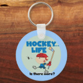 Porte-clés Hockey y a plus de t-shirts et cadeaux (Recto)