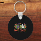 Porte-clés Hocus Croakus Frog Halloween Magic Spell Funny Wit (Recto)