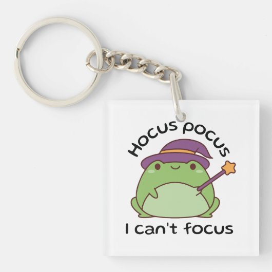 Porte-clés Hocus Pocus I Can’t Focus Frog (Devant)