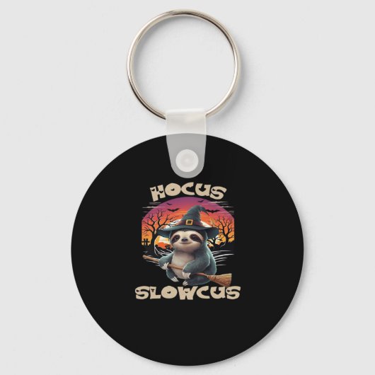 Porte-clés Hocus Slowcus Amateurs de fentes Halloween tee tee (Recto)