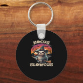 Porte-clés Hocus Slowcus Amateurs de fentes Halloween tee tee (Recto)