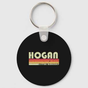 Porte-clés Hogan Nom de famille Funny Retro Vintage 80s 90s A