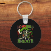 Porte-clés Hoho Hold Your Breath Funny Nurse Christmas  (Recto)