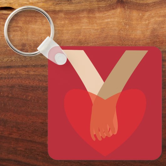 Porte-clés Holding Hands (Recto)