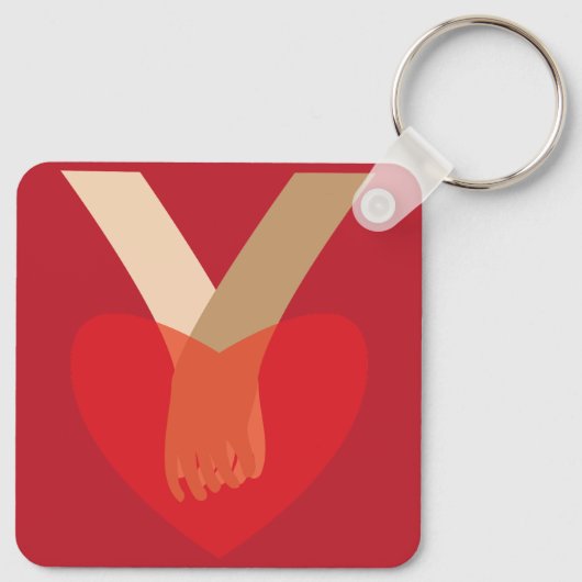 Porte-clés Holding Hands (Dos)