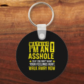 Porte-clés Hole Holes Warning Profanity Fun Gag Gift  (Recto)