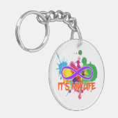 Porte-clés holiES - Lemniscate - C'est ma vie Splashes (Devant gauche)