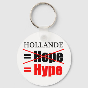 Porte-clés Hollande Not Hope = Hype ! ! ! ! ! ! ! ! ! ! ! ! !