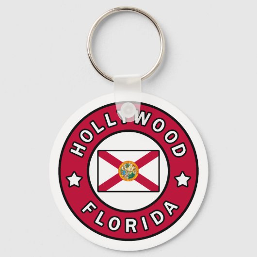 Porte-clés Hollywood Florida (Recto)