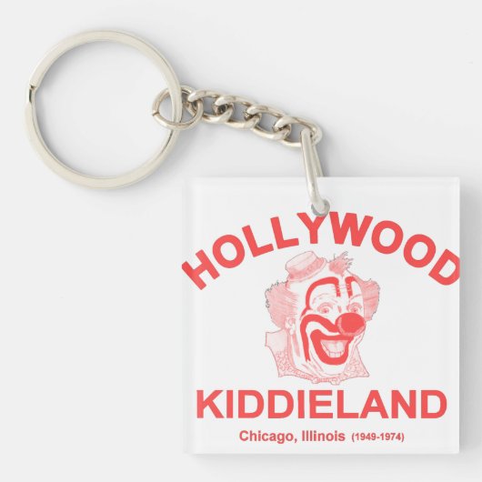Porte-clés Hollywood Kiddieland, Chicago, IL. Parc d'attracti (Devant)