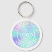 Porte-clés Holographique Parties scintillant Style Promo Busi (Recto)