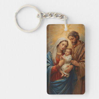 Porte-clés Holy Family Christmas Keychain