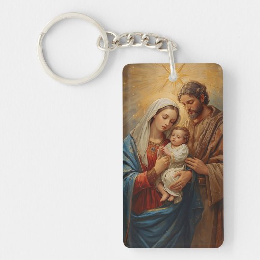 Porte-clés Holy Family Christmas Keychain (Devant)