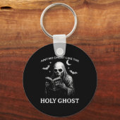 Porte-clés Holy Ghost Creepy Realistic Distressed Halloween B (Recto)