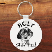 Porte-clés Holy Shih Tzu! Cute Shih Tzu Dog  (Recto)