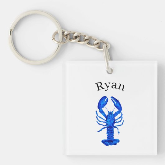 Porte-clés Homard Bleu (Devant)