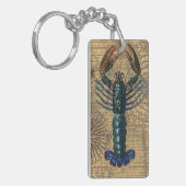 Porte-clés Homard Coquillages Fruits de mer Maine Classique O (Devant gauche)