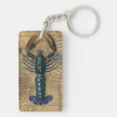 Porte-clés Homard Coquillages Fruits de mer Maine Classique O (Dos)