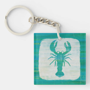 Porte-clés Homard côtier d'Aqua de l'art