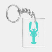 Porte-clés Homard côtier turquoise (Devant gauche)