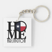 Porte-clés HOME Arlington Texas (Dos)