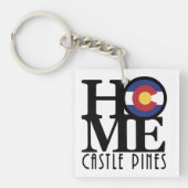 Porte-clés HOME Castle Pines Colorado (Devant)