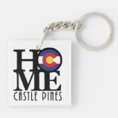 Porte-clés HOME Castle Pines Colorado (Dos)