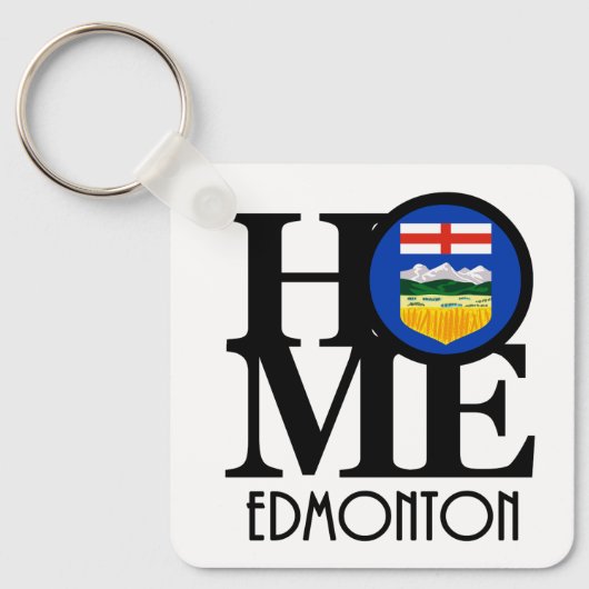 Porte-clés HOME Edmonton Canada (Recto)