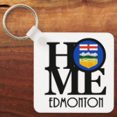 Porte-clés HOME Edmonton Canada (Recto)