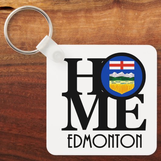 Porte-clés HOME Edmonton Canada (Recto)