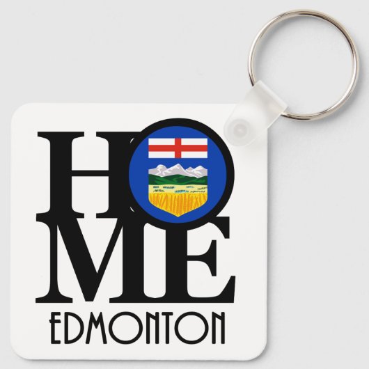 Porte-clés HOME Edmonton Canada (Dos)