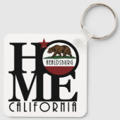 Porte-clés HOME Healdsburg Californie (Dos)