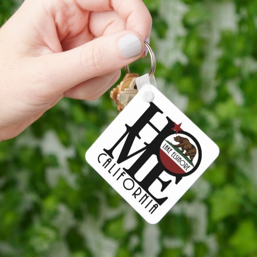 Porte-clés HOME Lake Elsinore Californie (main)