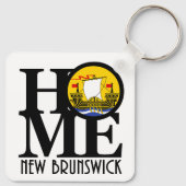 Porte-clés HOME Nouveau-Brunswick (Dos)