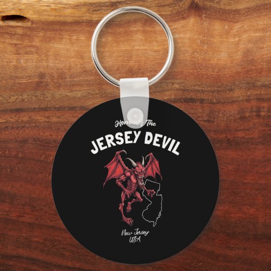 Porte-clés Home Of The Jersey Devil New Jersey Usa Cryptid (Recto)