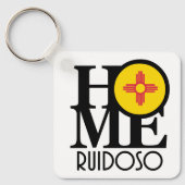 Porte-clés HOME Ruidoso, Nouveau-Mexique (Recto)