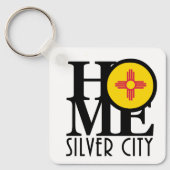 Porte-clés HOME Silver City Nouveau-Mexique (Recto)