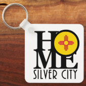 Porte-clés HOME Silver City Nouveau-Mexique (Recto)