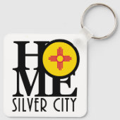 Porte-clés HOME Silver City Nouveau-Mexique (Dos)
