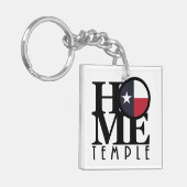 Porte-clés HOME Temple Texas (Devant gauche)