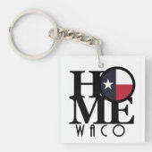 Porte-clés HOME Waco Texas (Devant)