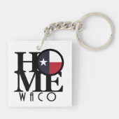 Porte-clés HOME Waco Texas (Dos)