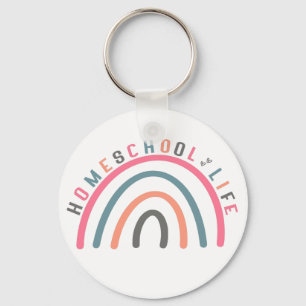 Porte-clés Homeschool Life Rainbow