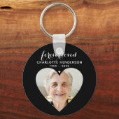 Porte-clés Hommage commémoratif à 'Forever Loved' (Recto)