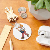 Porte-clés Homme Avec Une Bible